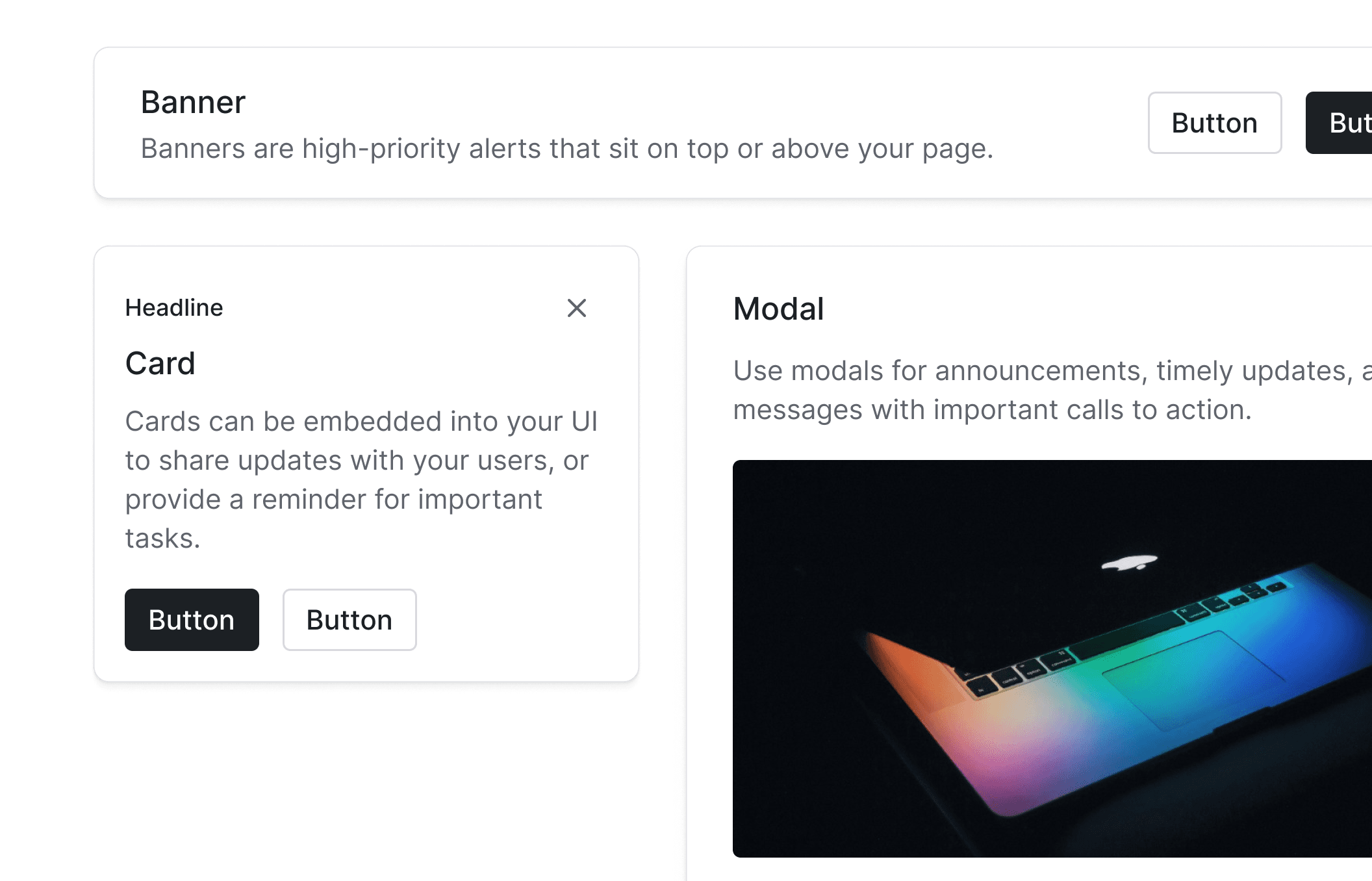 Power all of your in-app messaging. Native to your product. Built for production-level performance. 