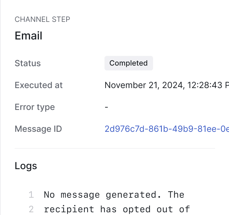 Understand when users opt-out of notifications. Enable support to debug.