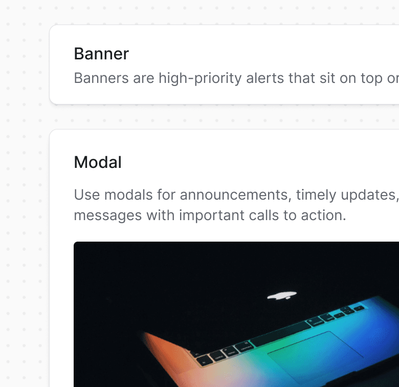 Draft rich content that lives natively in your UI, without slowing down your product.