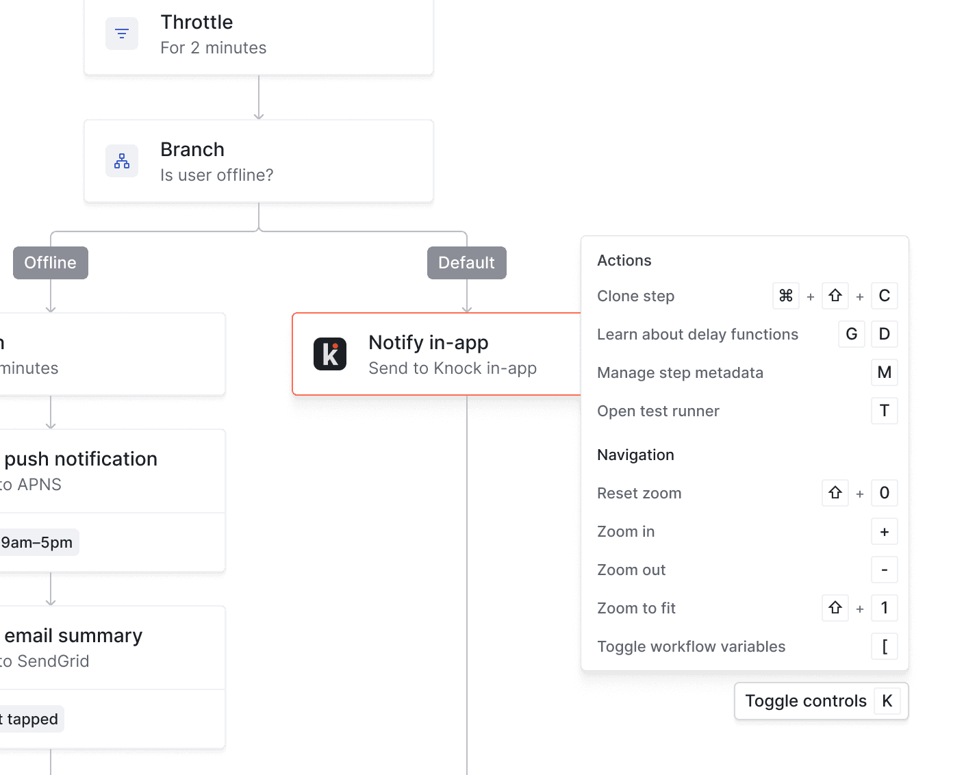 Fluidly build workflows, preview templates, and send tests. Work faster with keyboard shortcuts.