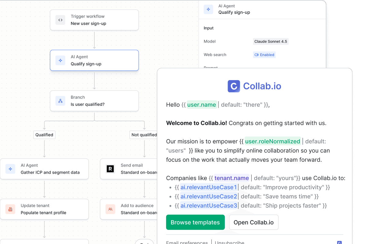 Add intelligence to your messaging.