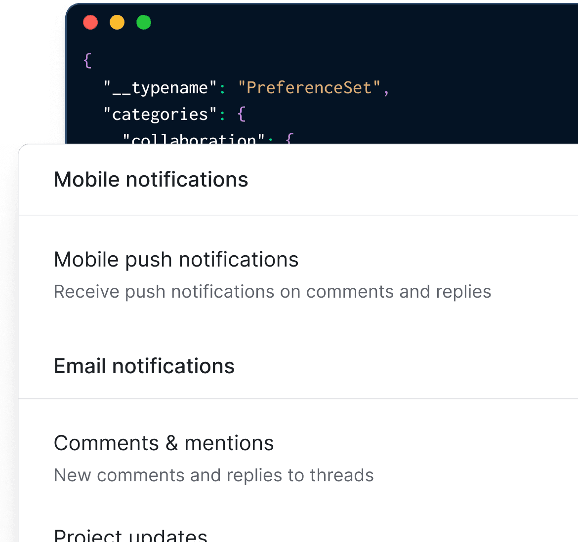 Give users control of where and when they receive messages.