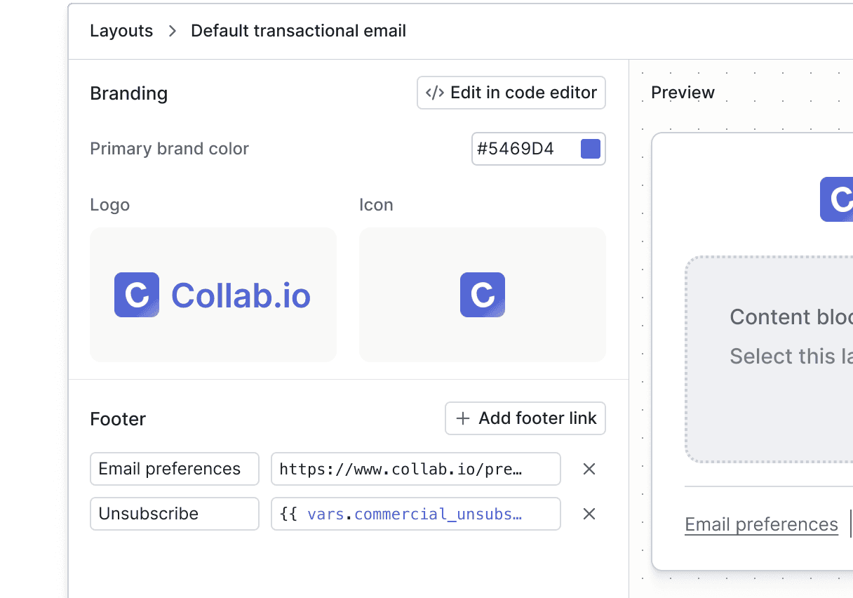On-brand, error-free messaging.
