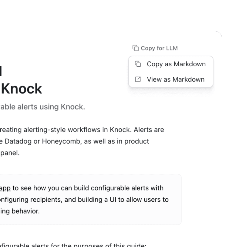 Bring the context you need to your AI workflow with LLMS.txt and our doc search MCP tool.