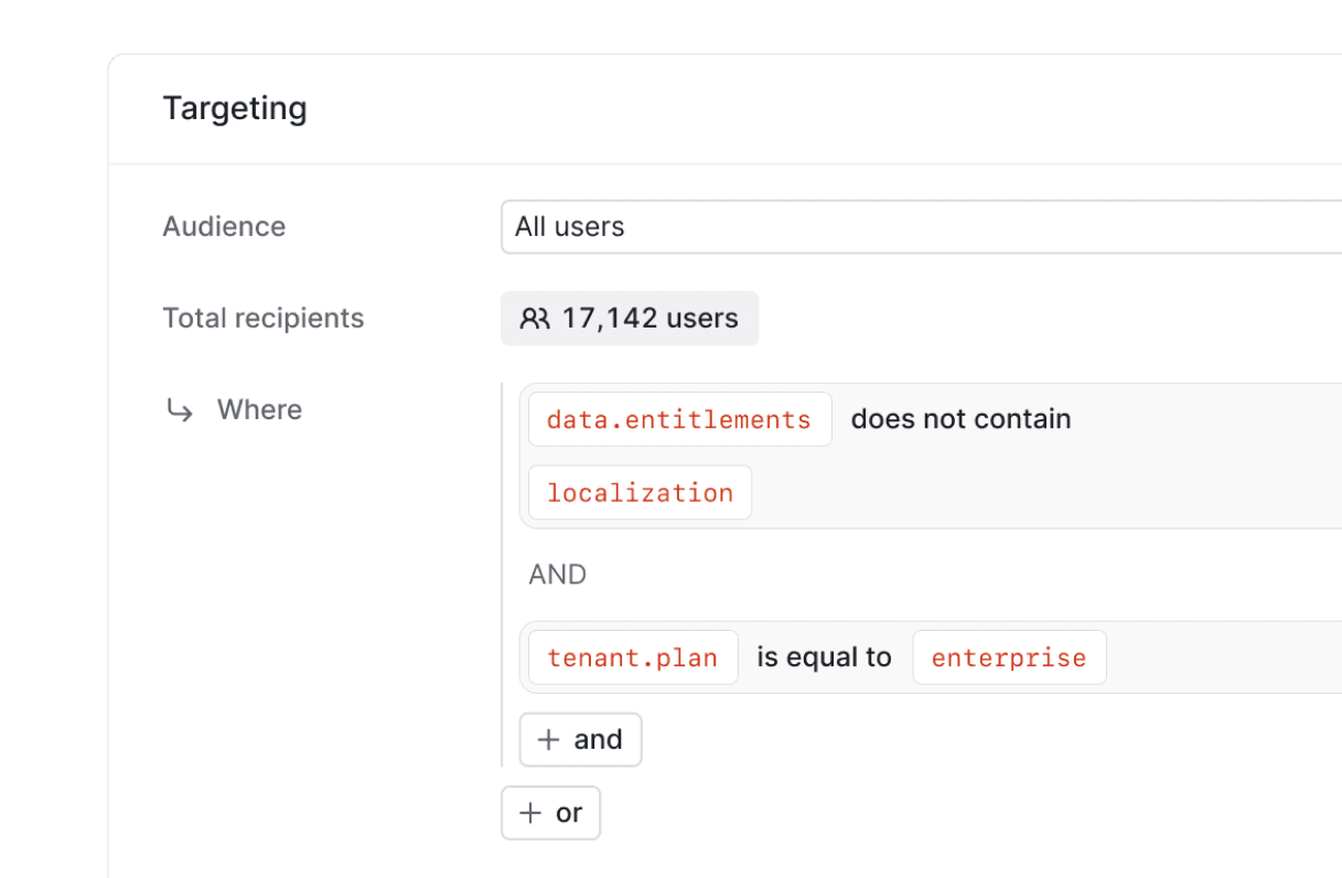 Show the right guide, based on live user and page data.