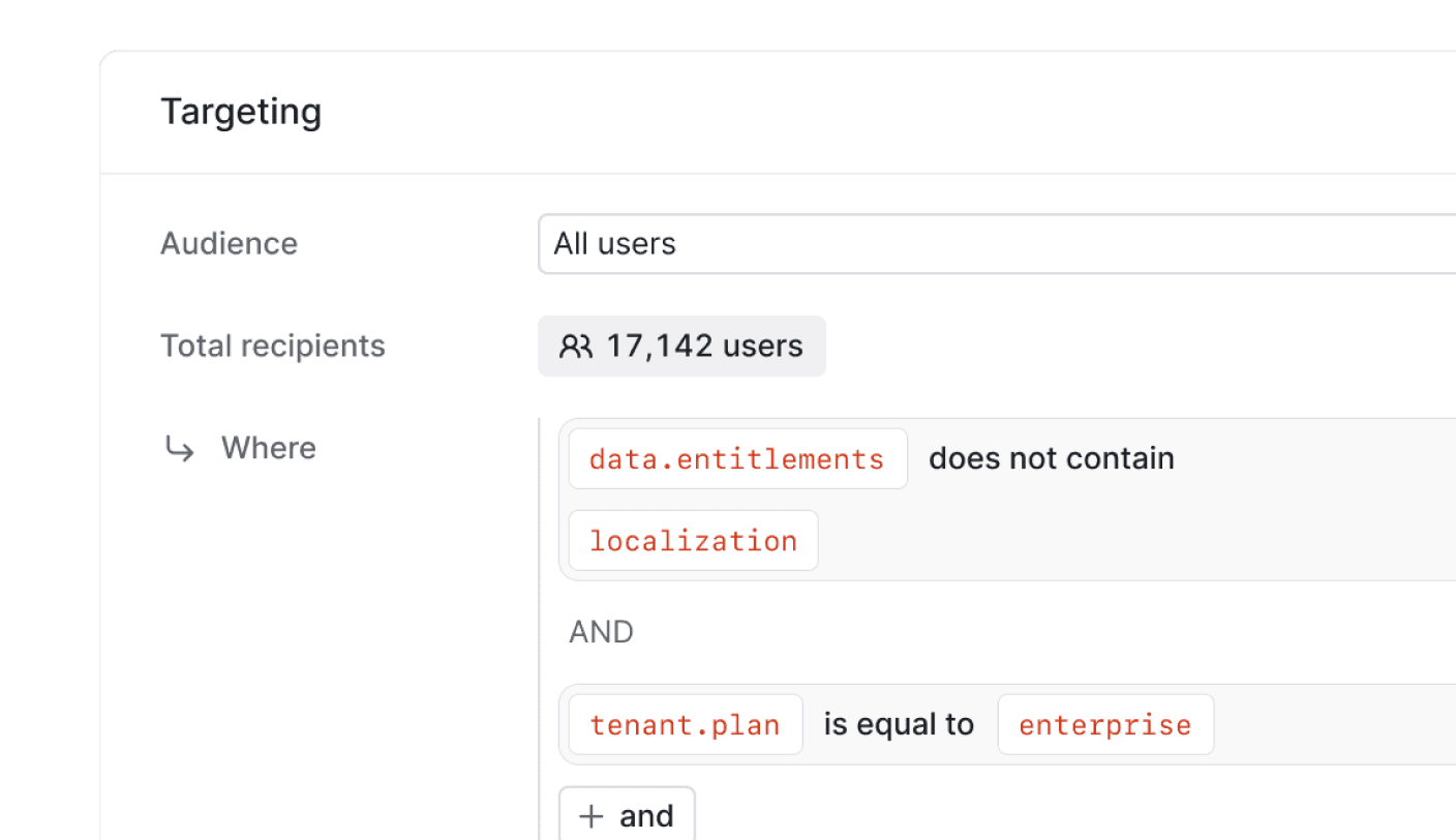 Show the right guide, based on live user and page data.