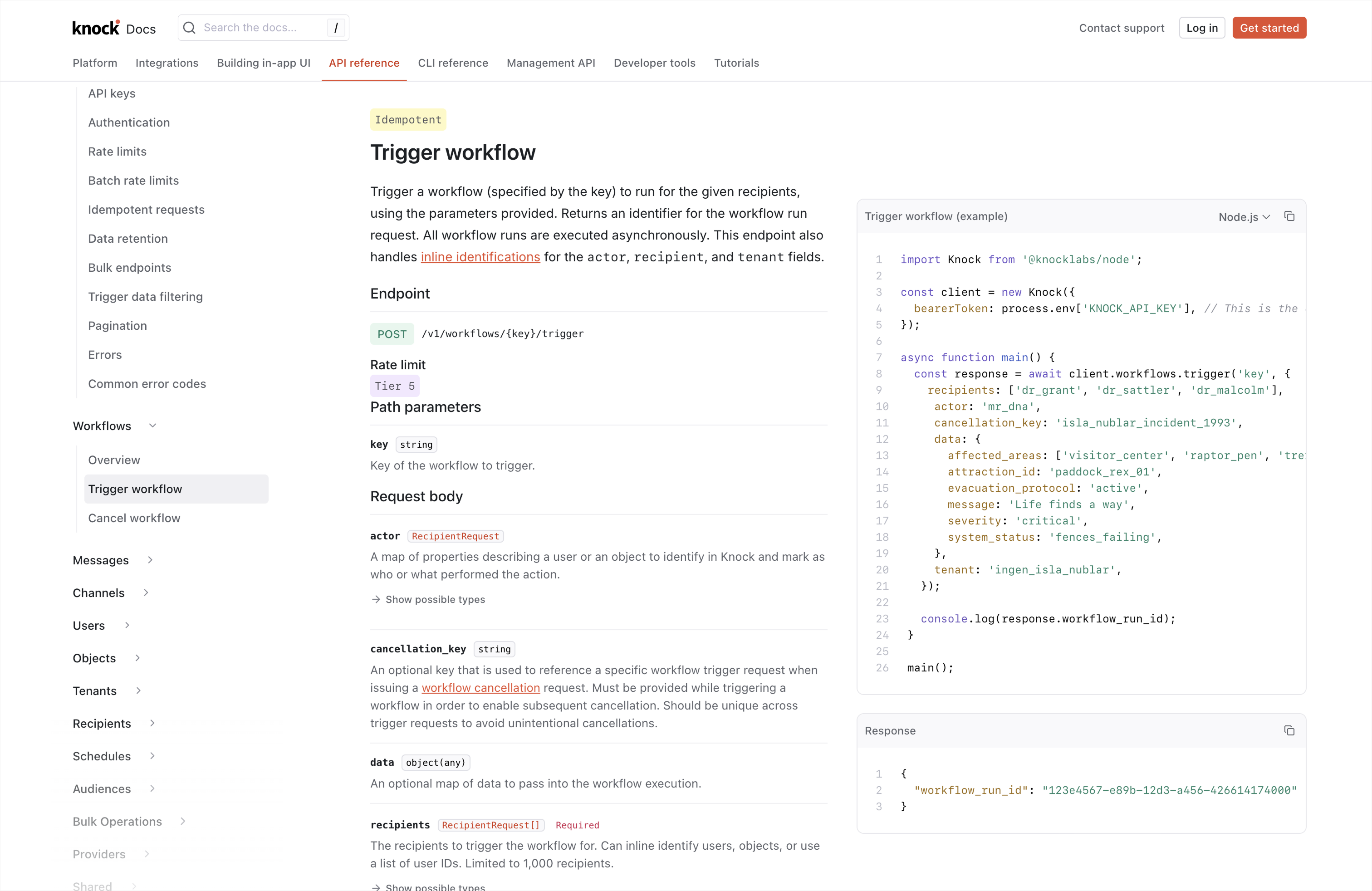 Docs 2.0 API reference
