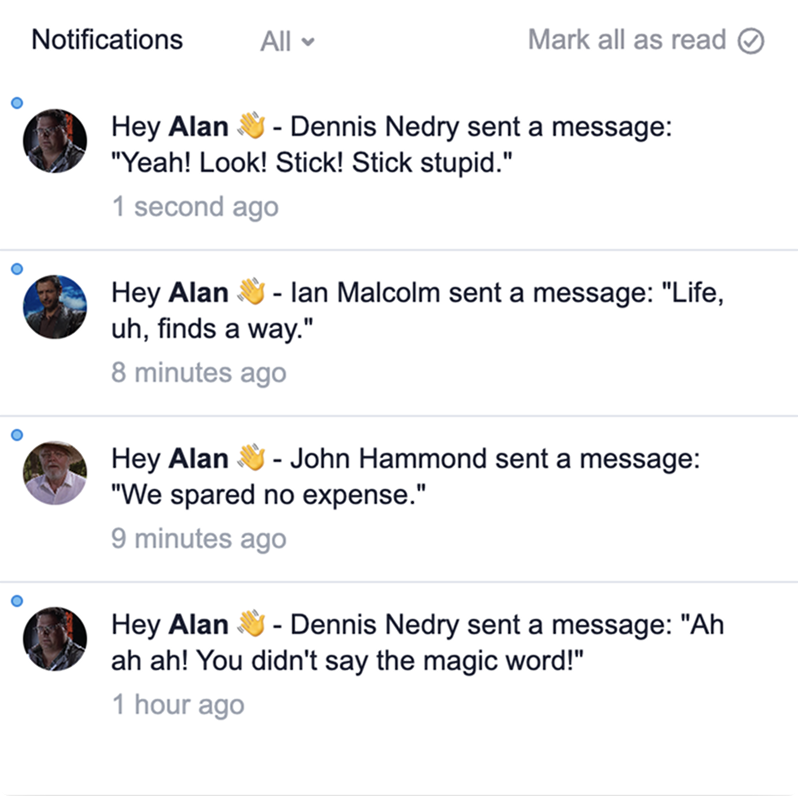 Knock's default feed statuses