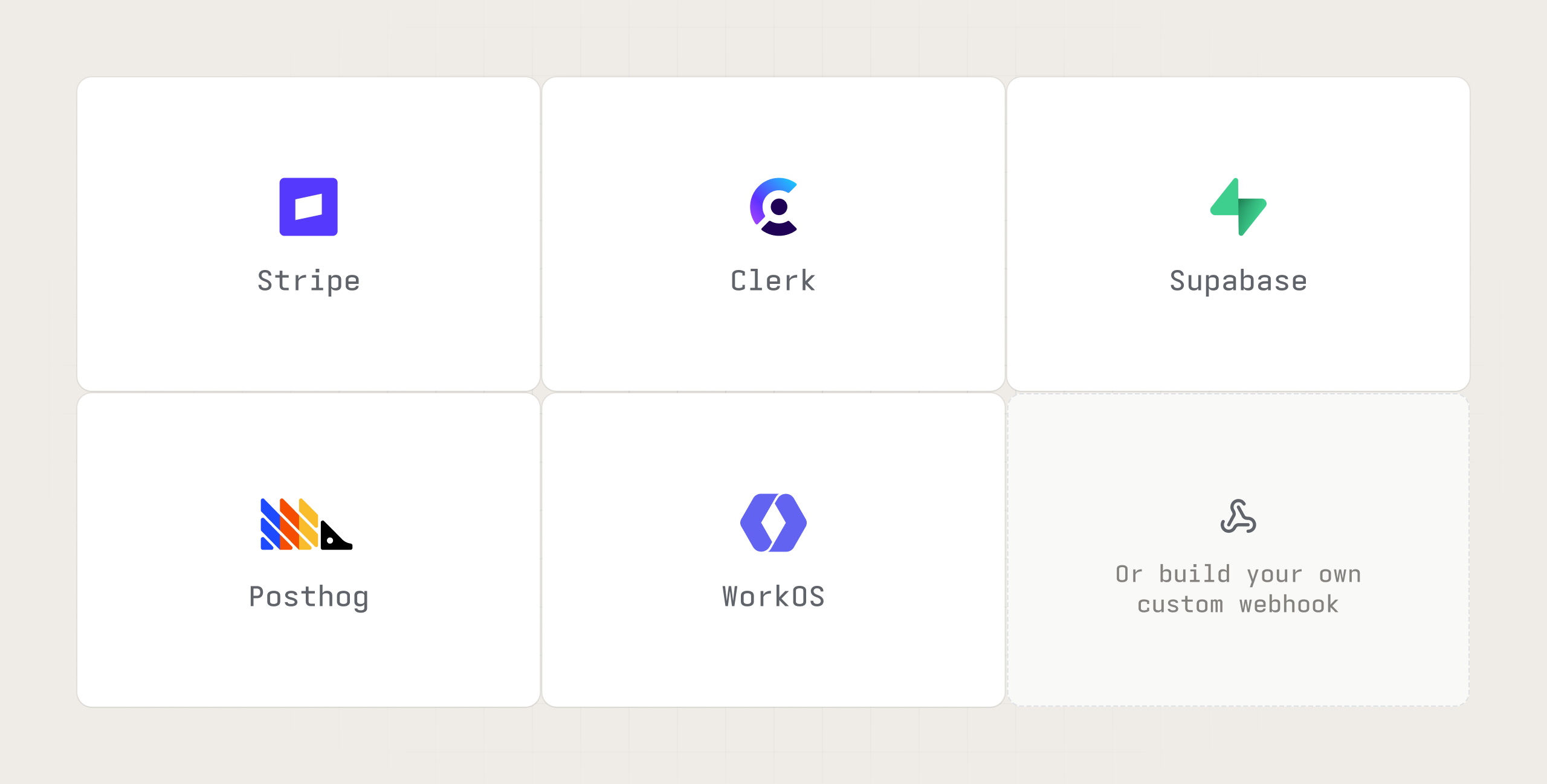 Pre-built data source integrations