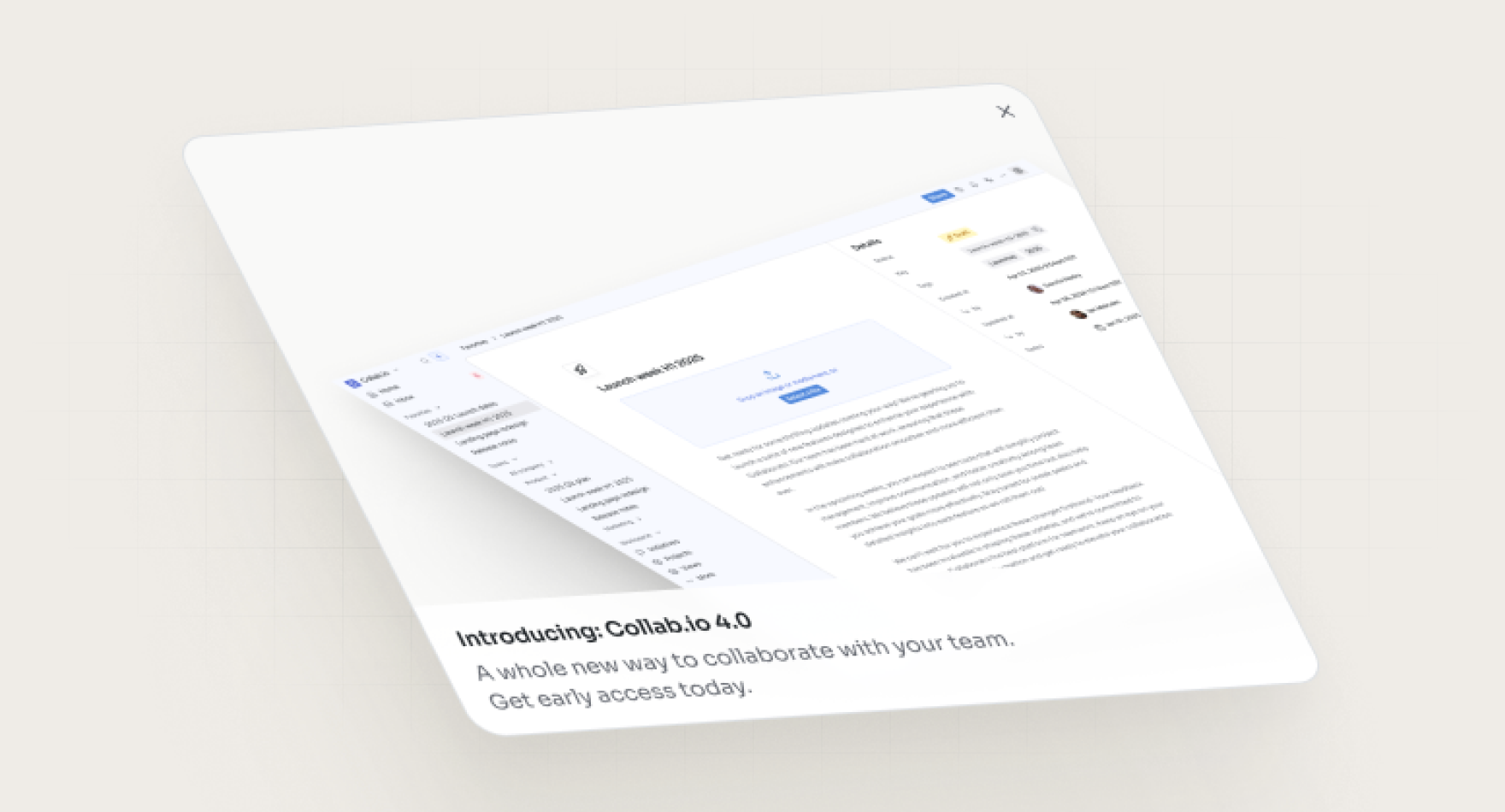 Product announcement message example