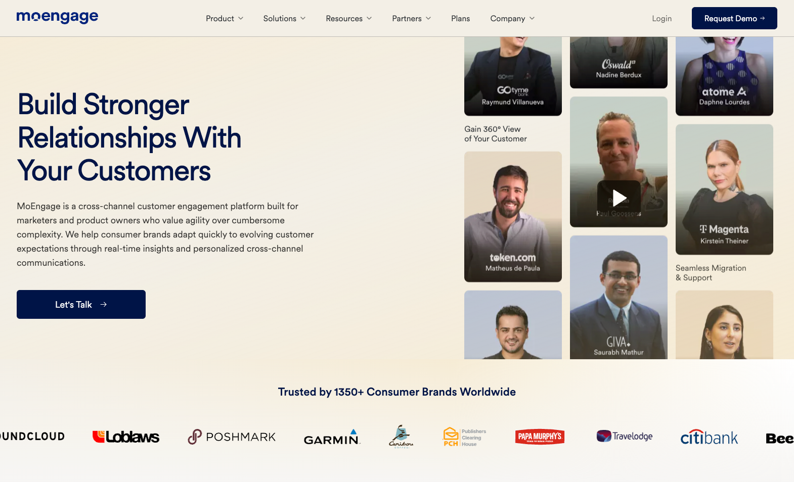 MoEngage website