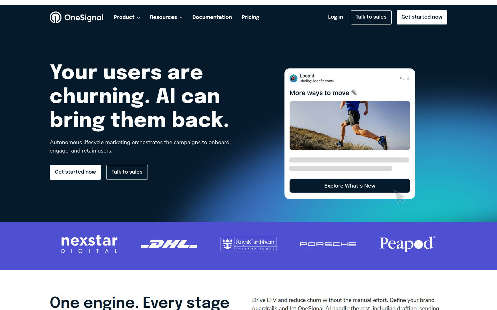 OneSignal website