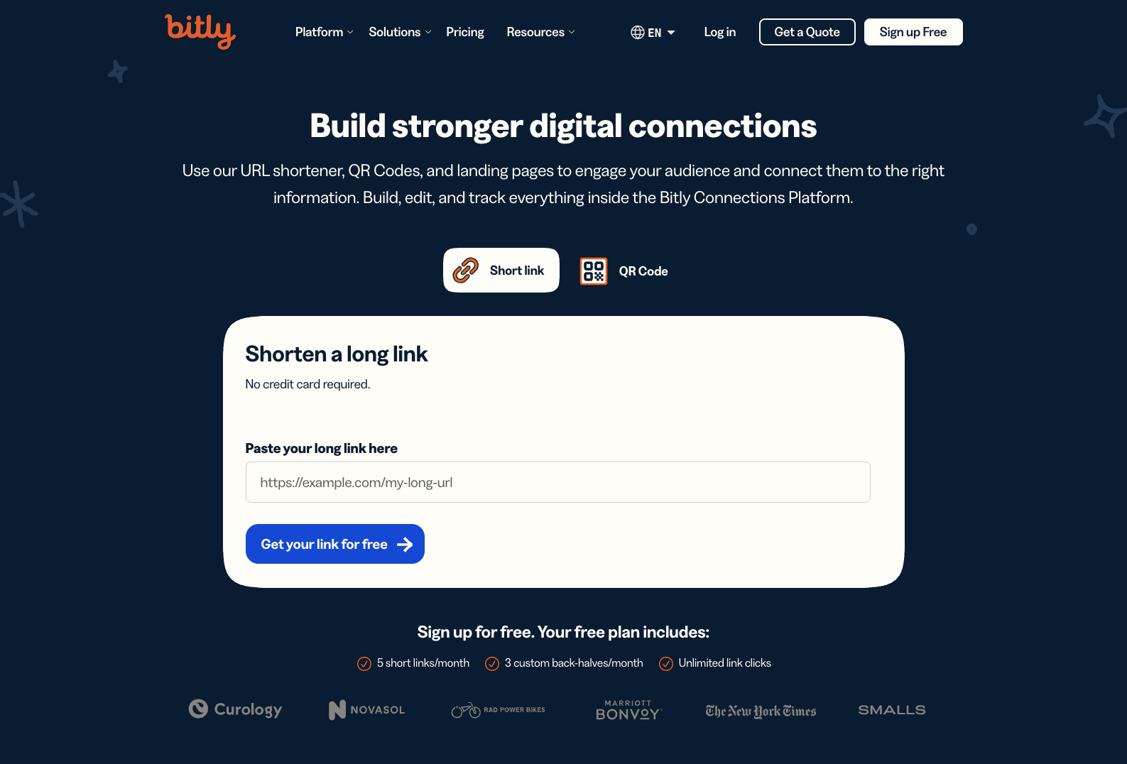 Bitly website
