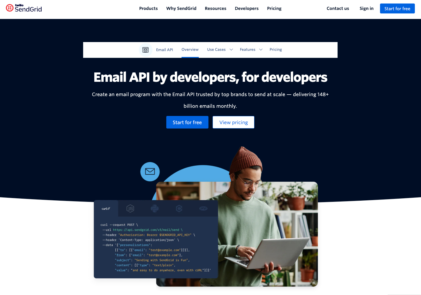 SendGrid website