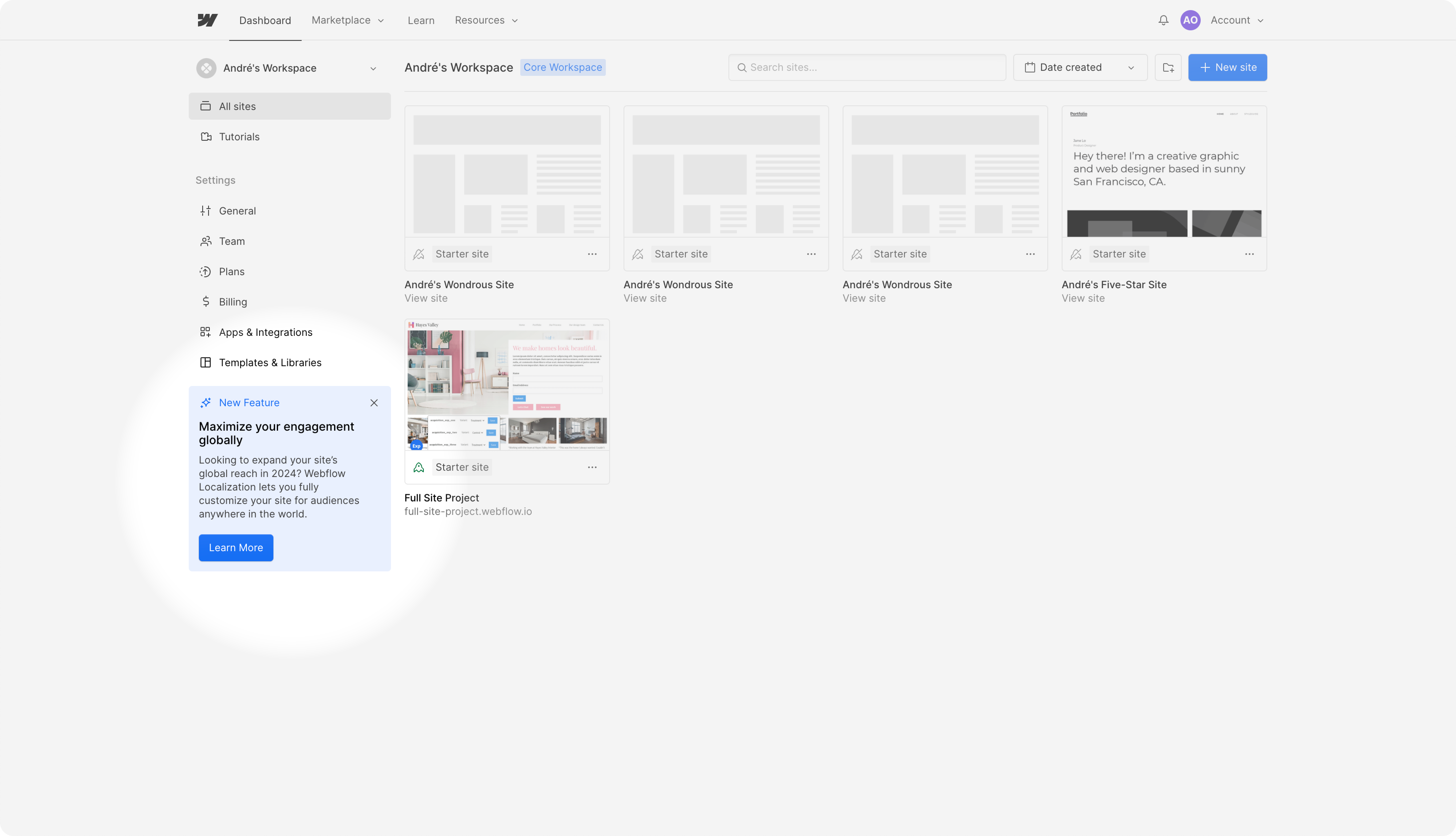 In-product marketing