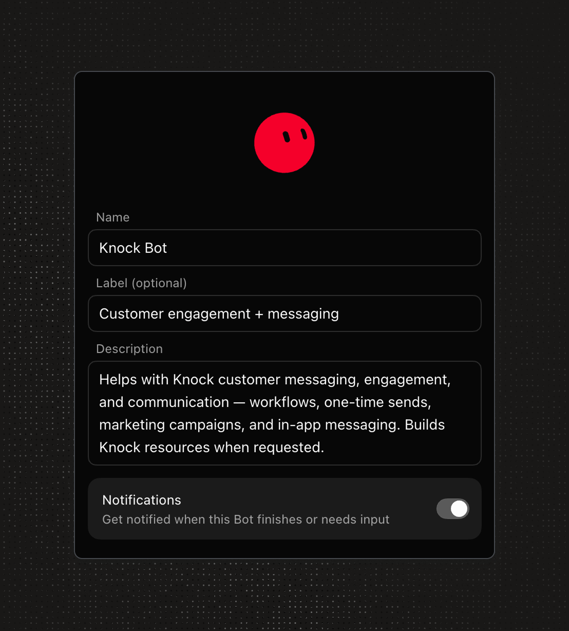 Grok Bot connections available in the Knock plugin for Cursor