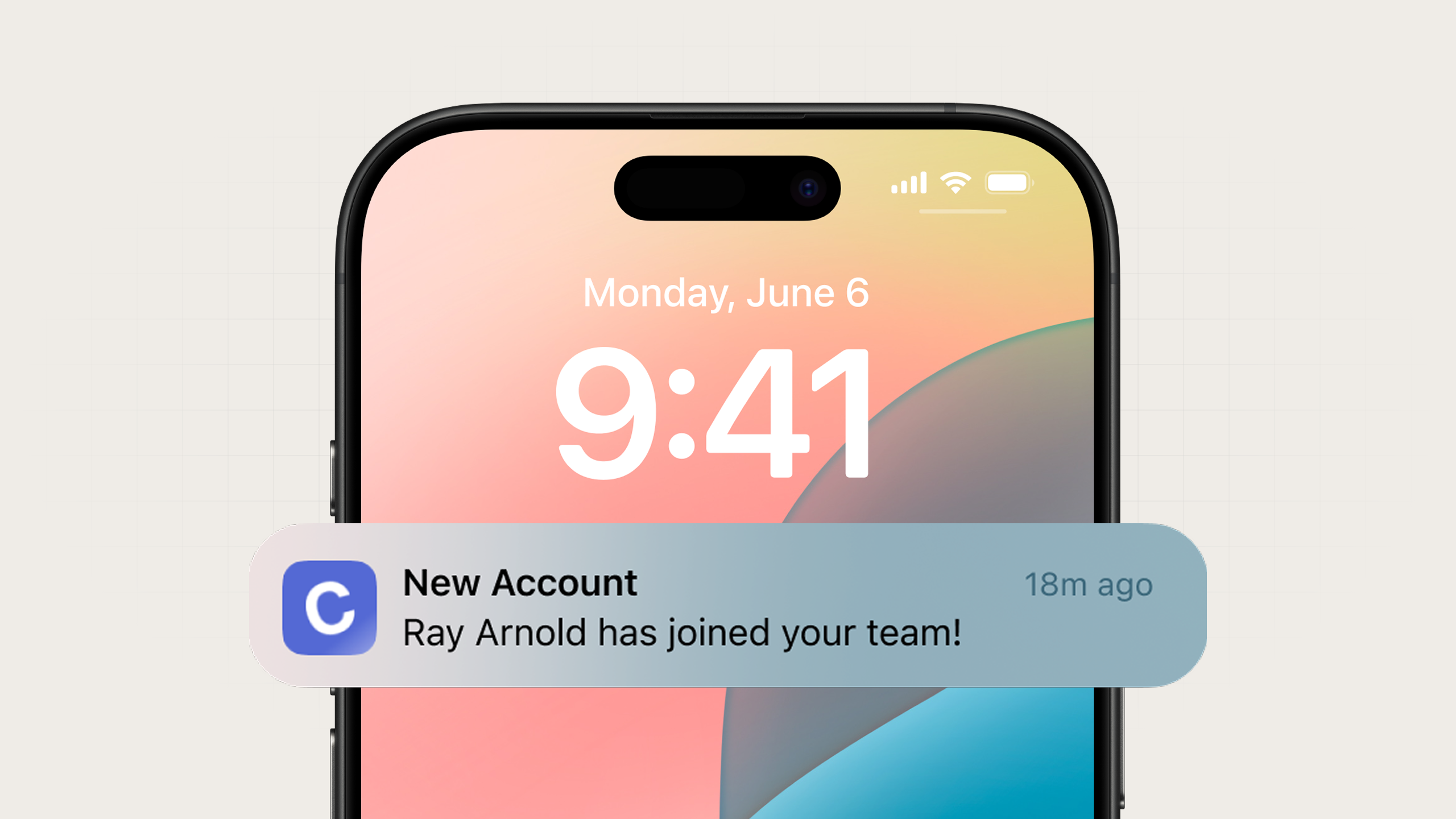 A diagram of how push notifications permissions are requested