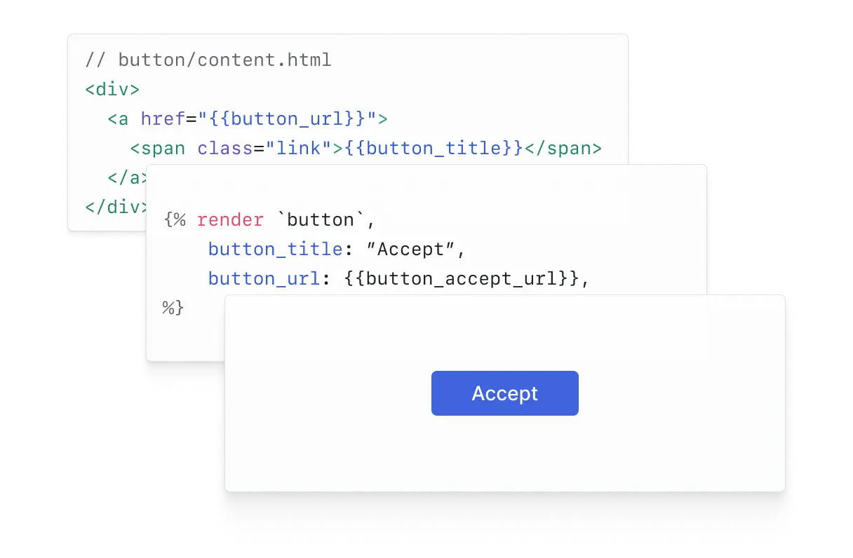 Build and manage email partials with Knock